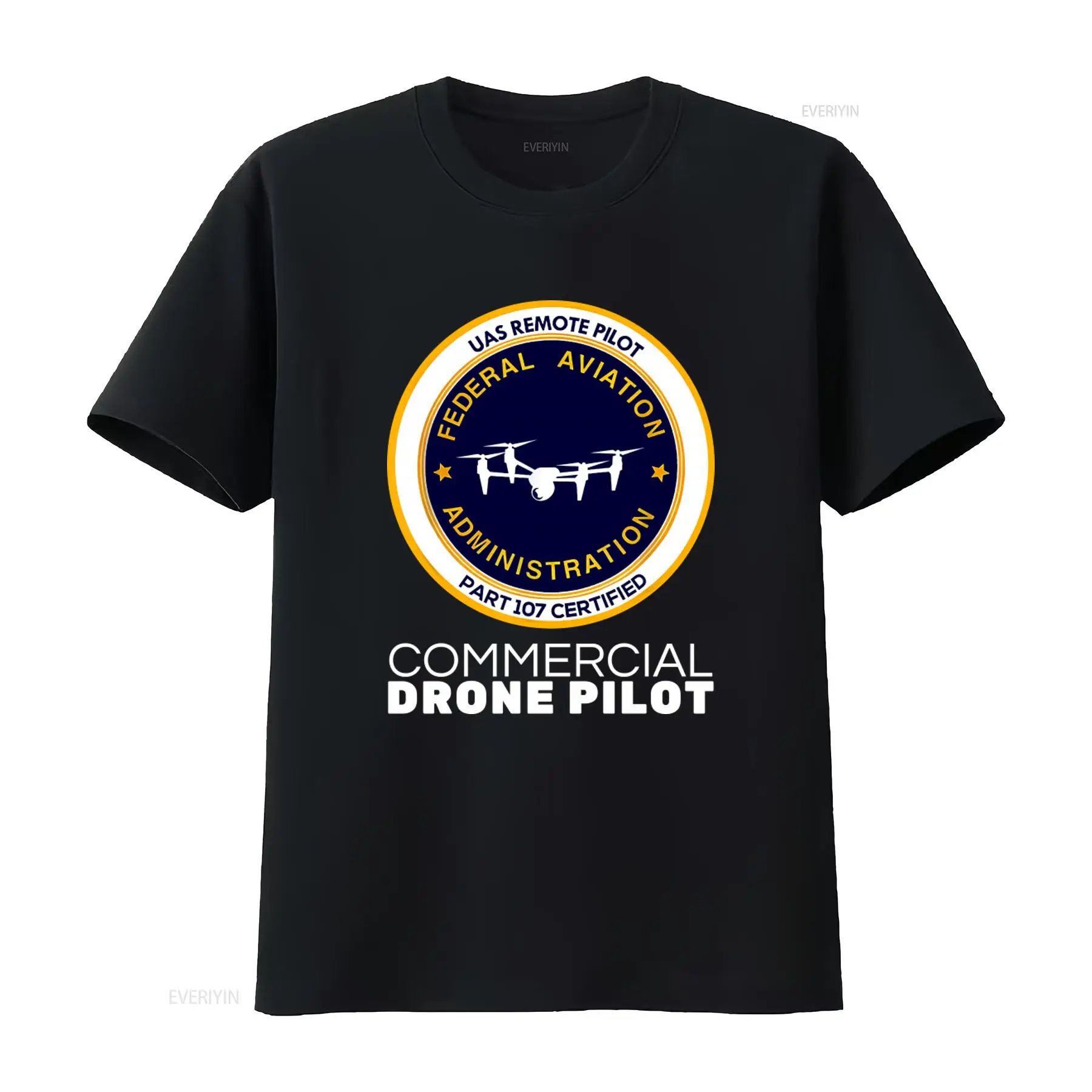 Commercial Printing And Graphics - تي شيرت Uas Remote Pilot Part