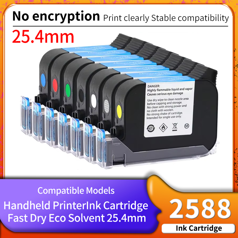 25.4 مللي متر 2588 + M 2588 خر - مراجعة Solvent Printer Ink وسعره